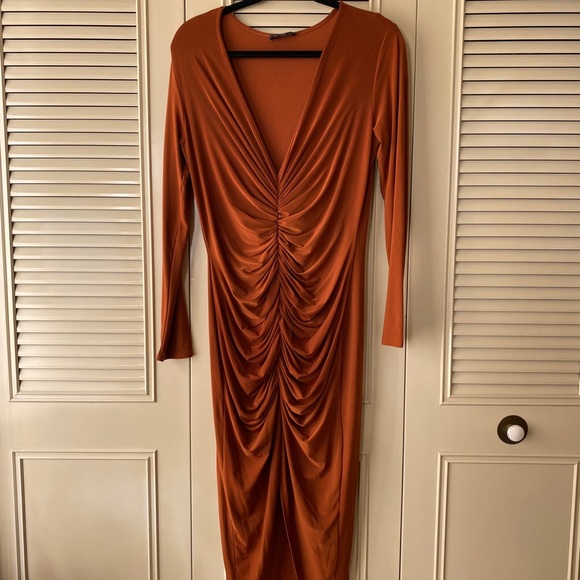 ASOS Club L Rust Dress